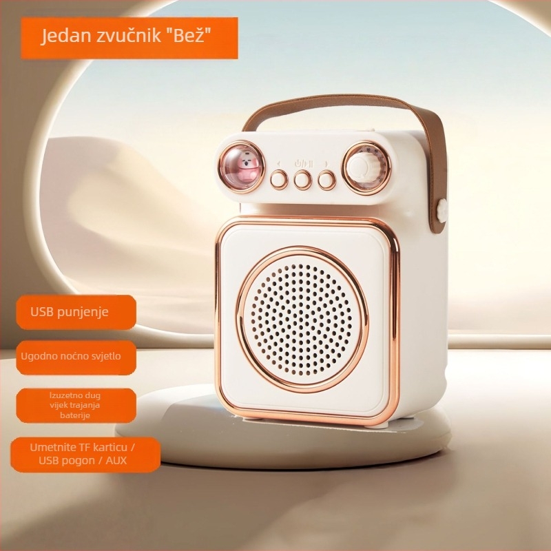 Karaoke mikrofon i sve-u-jednom zvučni sustav za kućnu upotrebu, bežični Bluetooth, prenosni set za djecu