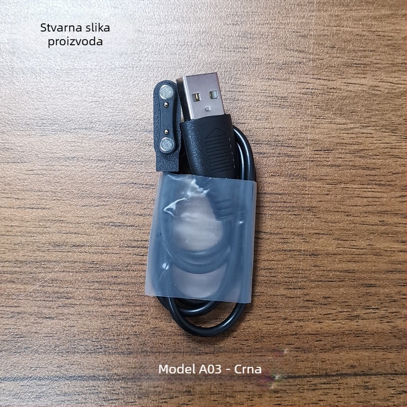 Magnetski USB kabel za punjenje za pametni sat s 2-pin konektorom i zaštitnom pločom, model JMYP-7.62, AMYNIKEER