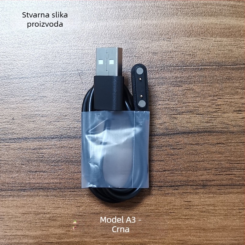 Magnetski USB kabel za punjenje za pametni sat s 2-pin konektorom i zaštitnom pločom, model JMYP-7.62, AMYNIKEER
