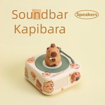 Capybara Bluetooth zvučnik s utorom za karticu - 5W, Bluetooth 5.3, 1000–1200 mAh, 60 Hz–15 kHz