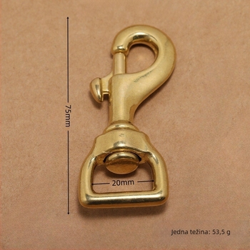 Mesingana kopča za kaiš za kućne ljubimce, model 0172b, Interactive Metal, pogodna za torbe i druge dodatke