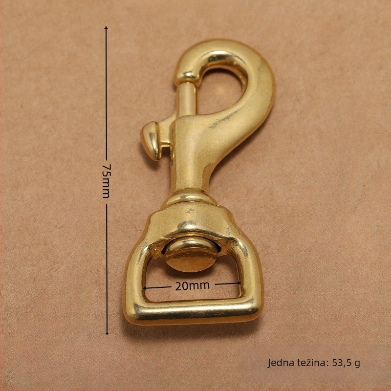 Mesingana kopča za kaiš za kućne ljubimce, model 0172b, Interactive Metal, pogodna za torbe i druge dodatke