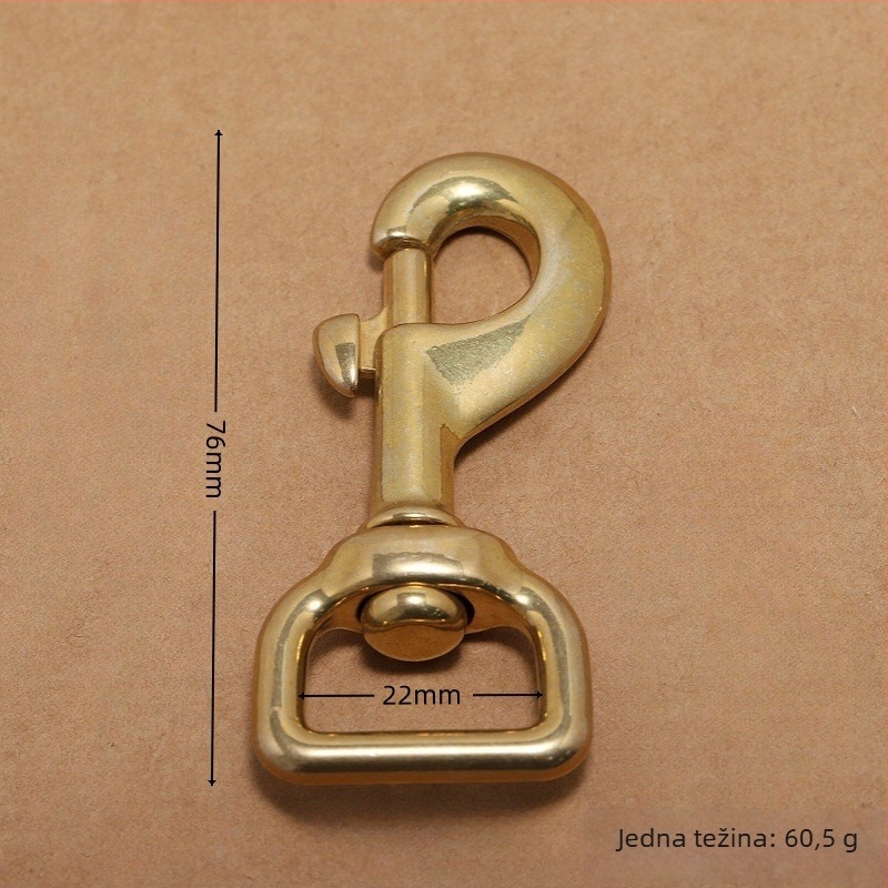 Mesingana kopča za kaiš za kućne ljubimce, model 0172b, Interactive Metal, pogodna za torbe i druge dodatke