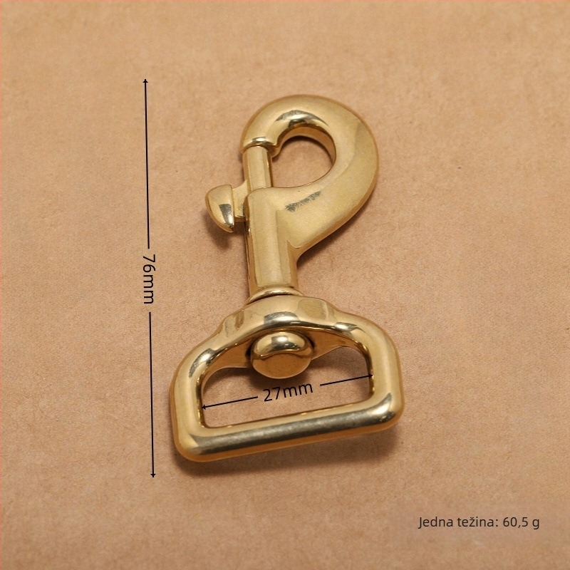 Mesingana kopča za kaiš za kućne ljubimce, model 0172b, Interactive Metal, pogodna za torbe i druge dodatke