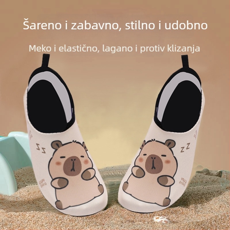 Dječje cipele za plažu za plivanje i hodanje uz rijeku — protuklizna gumena potplat, gornji dio od elastične Lycra, brzo sušeće, niski profil