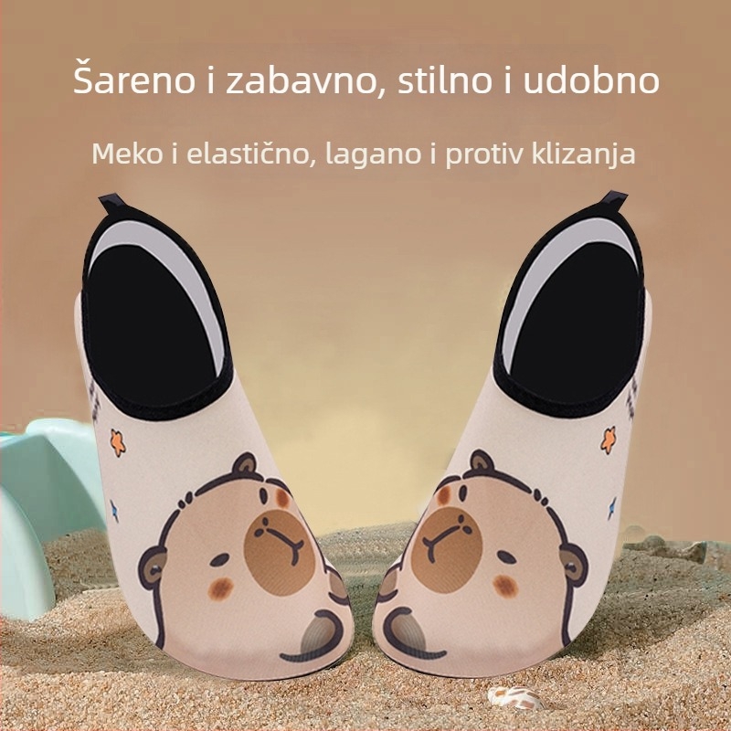 Dječje cipele za plažu za plivanje i hodanje uz rijeku — protuklizna gumena potplat, gornji dio od elastične Lycra, brzo sušeće, niski profil