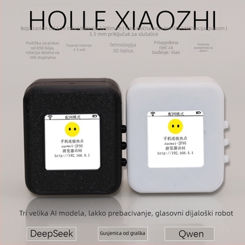 AI dijaloški robot u poklon paketu, verzija 3.0; glasovno buđenje s prilagođenim ključnim riječima; materijal 3D ispisa; utor za slušalice + rotirajući zaslon upravljan glasom; baterija 1200 mAh