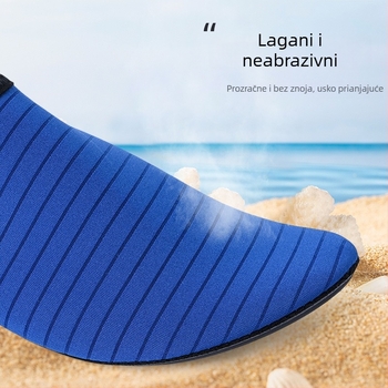 Unisex cipele za plažu za odrasle, za snorkanje, hodanje kroz vodu i plivanje, mekana potplata, neklizajuće, otporne na posjekotine, doživljaj bosih nogu