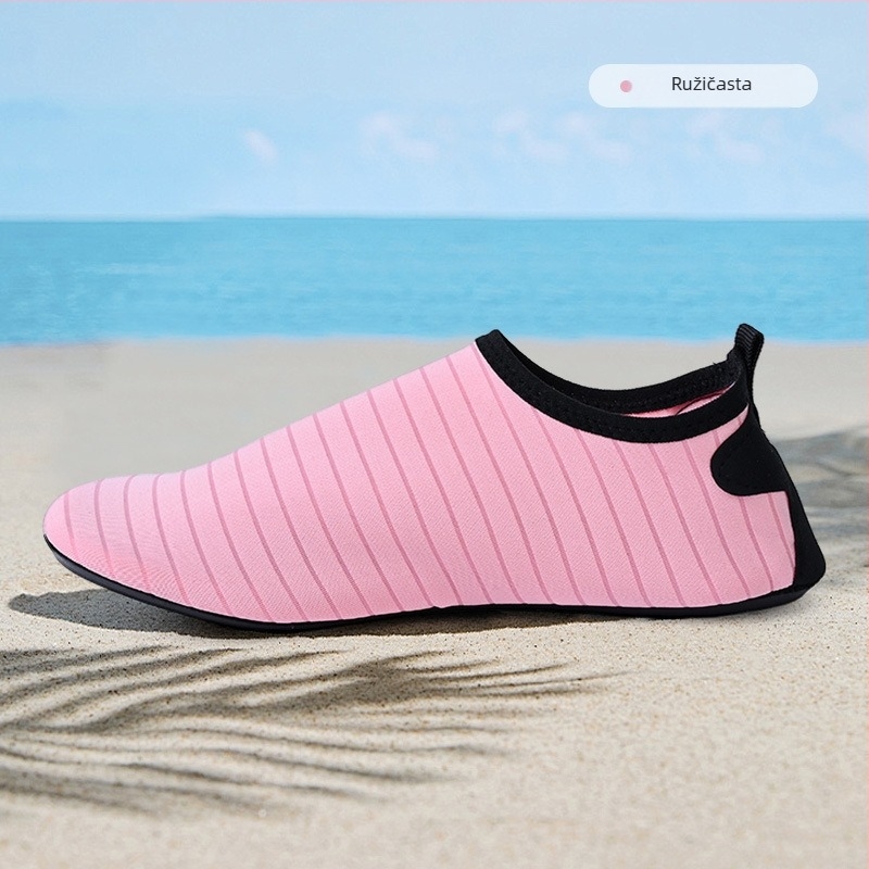 Unisex cipele za plažu za odrasle, za snorkanje, hodanje kroz vodu i plivanje, mekana potplata, neklizajuće, otporne na posjekotine, doživljaj bosih nogu