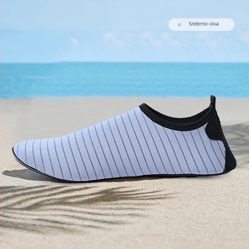 Unisex cipele za plažu za odrasle, za snorkanje, hodanje kroz vodu i plivanje, mekana potplata, neklizajuće, otporne na posjekotine, doživljaj bosih nogu