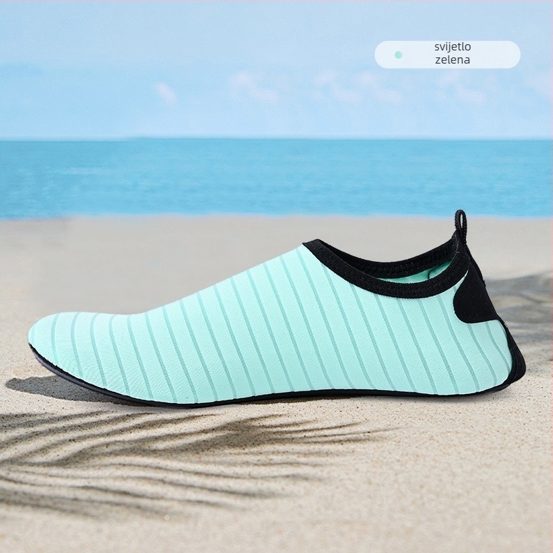 Unisex cipele za plažu za odrasle, za snorkanje, hodanje kroz vodu i plivanje, mekana potplata, neklizajuće, otporne na posjekotine, doživljaj bosih nogu