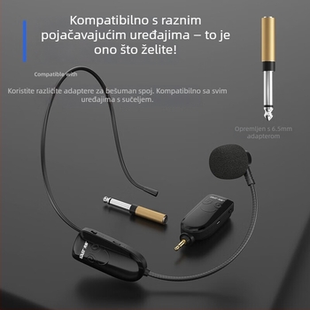 SAST OK-75 slušni mikrofon za nastavu i prezentacije, SNR ≥70 dB, Bluetooth 2.0, bez ugrađene baterije