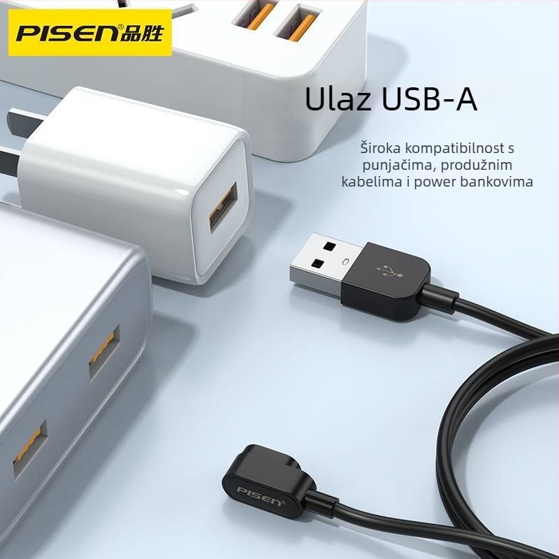 Pisen magnetski kabel za punjenje za dječji pametni sat – kompatibilan s modelima z10, z9, z9 youth edition, z8, z7a, z6a, z6s, z6pro