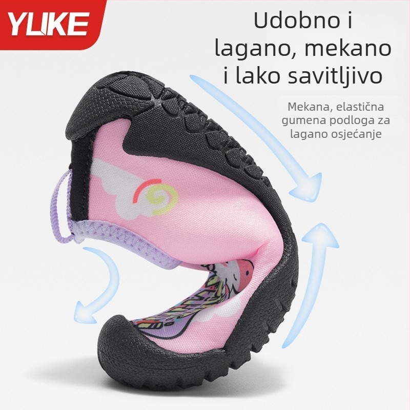 Dječje cipele za rijeku — protuklizne, otporne na posjekotine, s debelim đonom