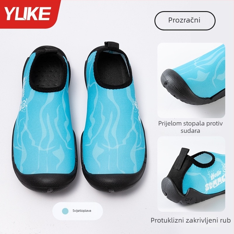 Dječje cipele za rijeku — protuklizne, otporne na posjekotine, s debelim đonom