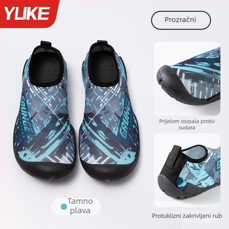 Dječje cipele za rijeku — protuklizne, otporne na posjekotine, s debelim đonom