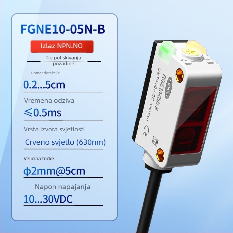 FUWEI FGNE10-25NF-B fotoelektrični senzor s potiskivanjem pozadine CX-442 visoka preciznost detekcije