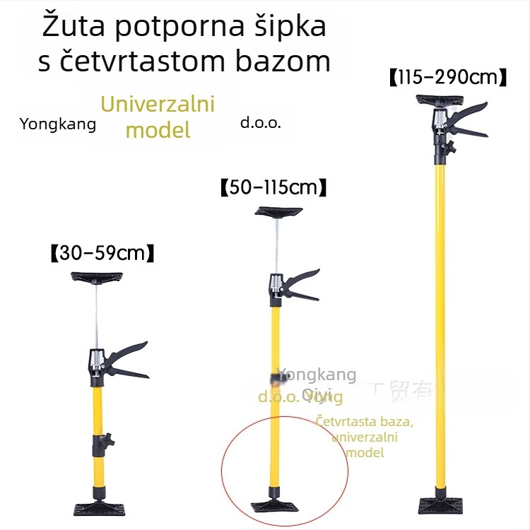 Podizni nosač za zidne ormariće s podesivim podizanjem, fiksnom kvadratnom pločom i nosačem ormarića