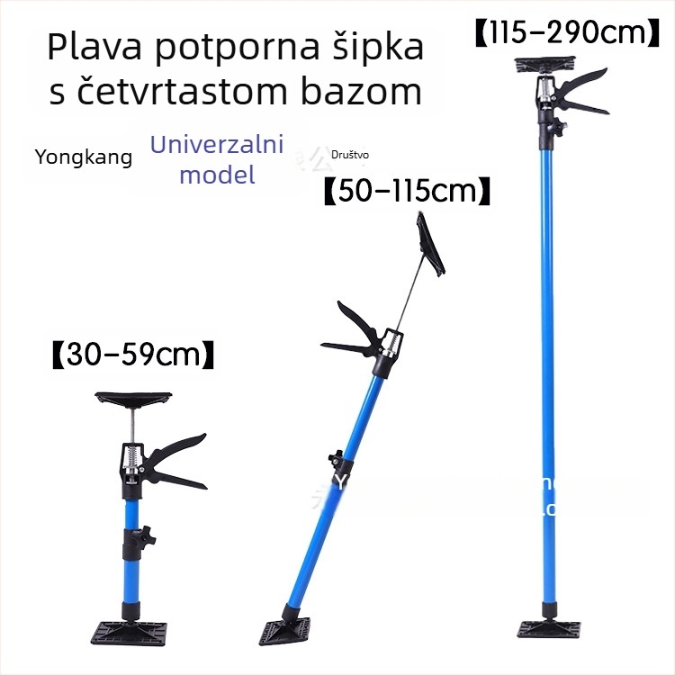 Podizni nosač za zidne ormariće s podesivim podizanjem, fiksnom kvadratnom pločom i nosačem ormarića