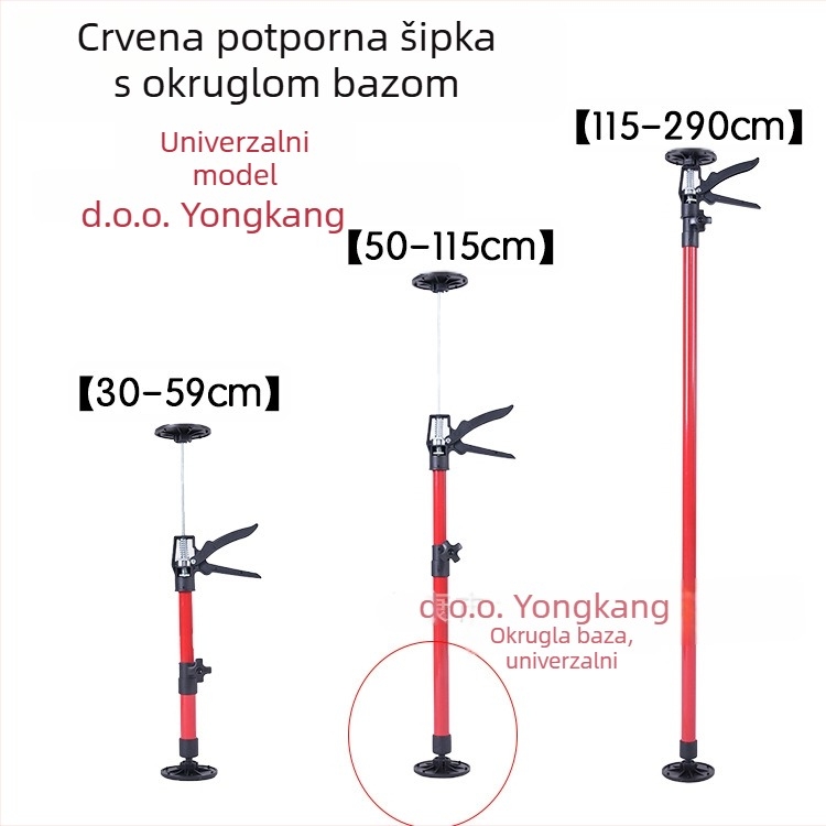 Podizni nosač za zidne ormariće s podesivim podizanjem, fiksnom kvadratnom pločom i nosačem ormarića