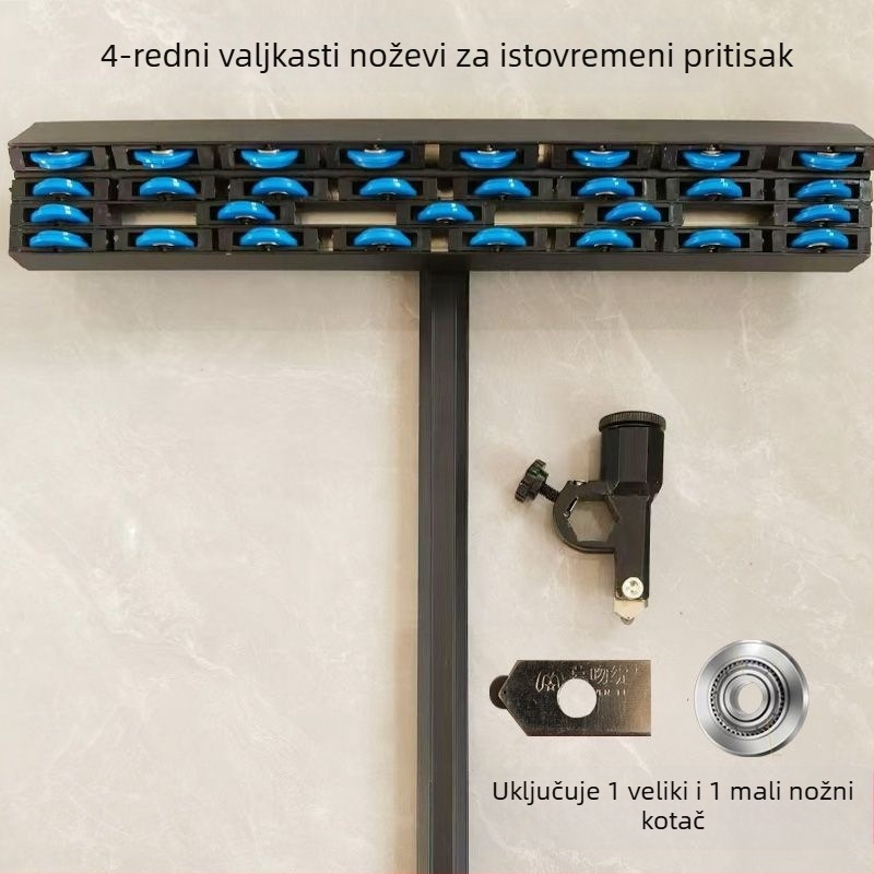 4-redni teški T-oblik gurivač pločica s gornjim mehanizmom tlaka, ručni povećani gurivač za rezanje pločica i kamenih ploča