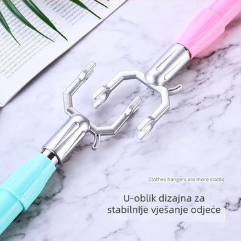 Proširiva šipka za sušenje od nehrđajućeg čelika za balkon, moderni minimalistički dizajn, Anlin