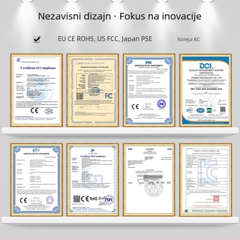 Drveni stolni Bluetooth zvučnički sustav s 4 zvučnika i subwooferom, 60W, frekvencijski raspon 55Hz–18.5kHz, SNR ≥95dB, Bluetooth 5.0, domet 10 m, vanjsko napajanje, daljinski upravljač