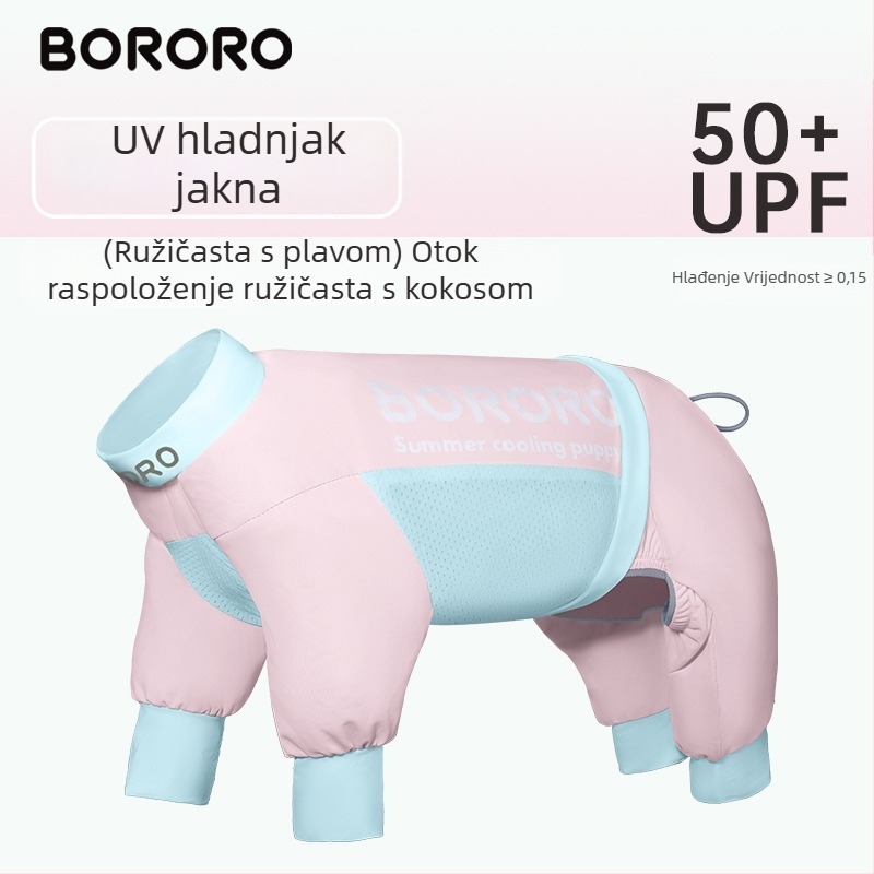 BORORO poliester odjeća za kućne ljubimce — lagana zaštitna veste za pse i mačke, britanski stil