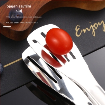 Kuhinjske štipaljke za hranu, 304 nehrđajući čelik, visoka temperaturna otpornost, otporne na koroziju, zaštita od opeklina