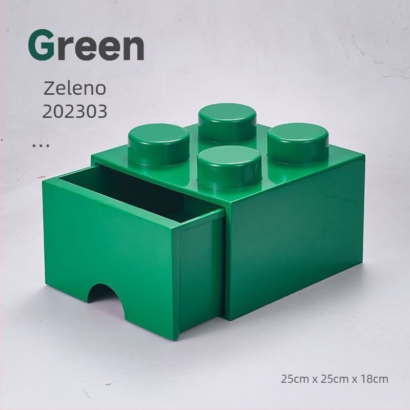 Kutija za skladištenje s ladicom, uzorak crtića, prijenosni organizator dnevnog boravka, model 0044, plastični materijal, kapacitet 0–5 L