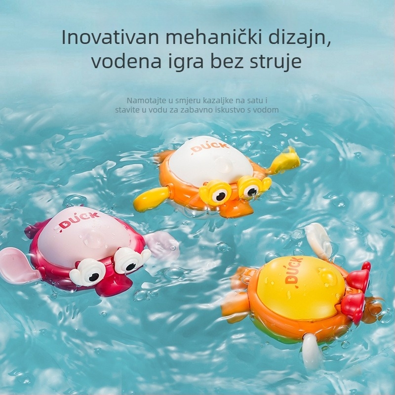 Dječja igračka za kupanje: hobotnica i patka za bazen, plastična, 3C certifikat, za uzrast 4–6 godina