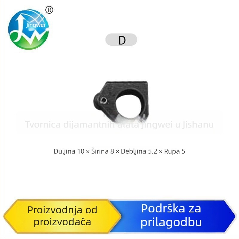Glava rezača staklene cijevi za zakrivljene cijevi kvarca/borosilikata, s otvorom, debljina reza 8-12