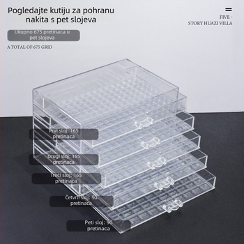 GNDG Kutija nakita za nokte, plastična, OEM, neto težina 1026 g