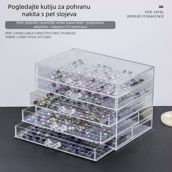 GNDG Kutija nakita za nokte, plastična, OEM, neto težina 1026 g