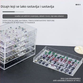 GNDG Kutija nakita za nokte, plastična, OEM, neto težina 1026 g