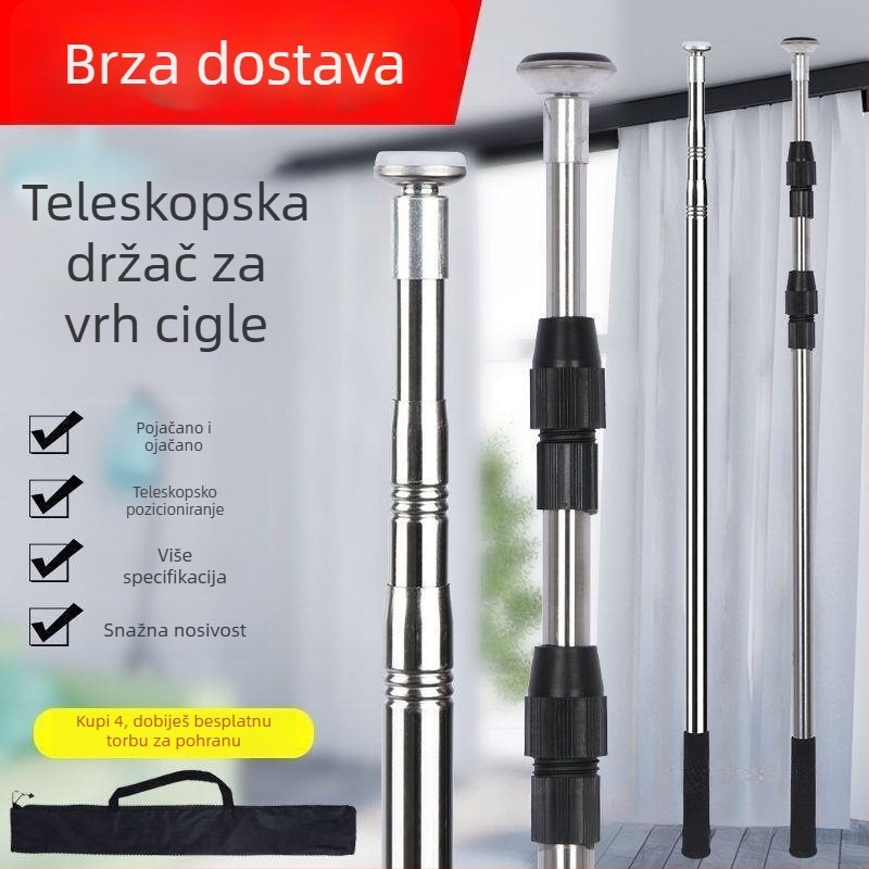 Nehrđajući čelični teleskopni štap za balkon za sušenje rublja