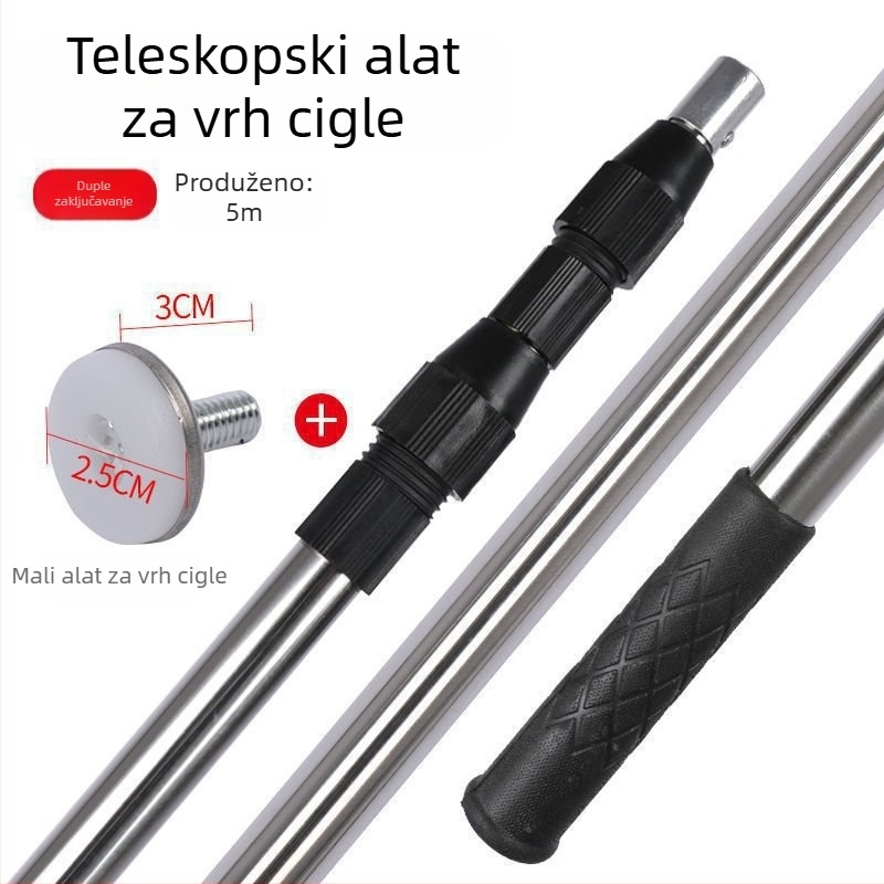 Nehrđajući čelični teleskopni štap za balkon za sušenje rublja