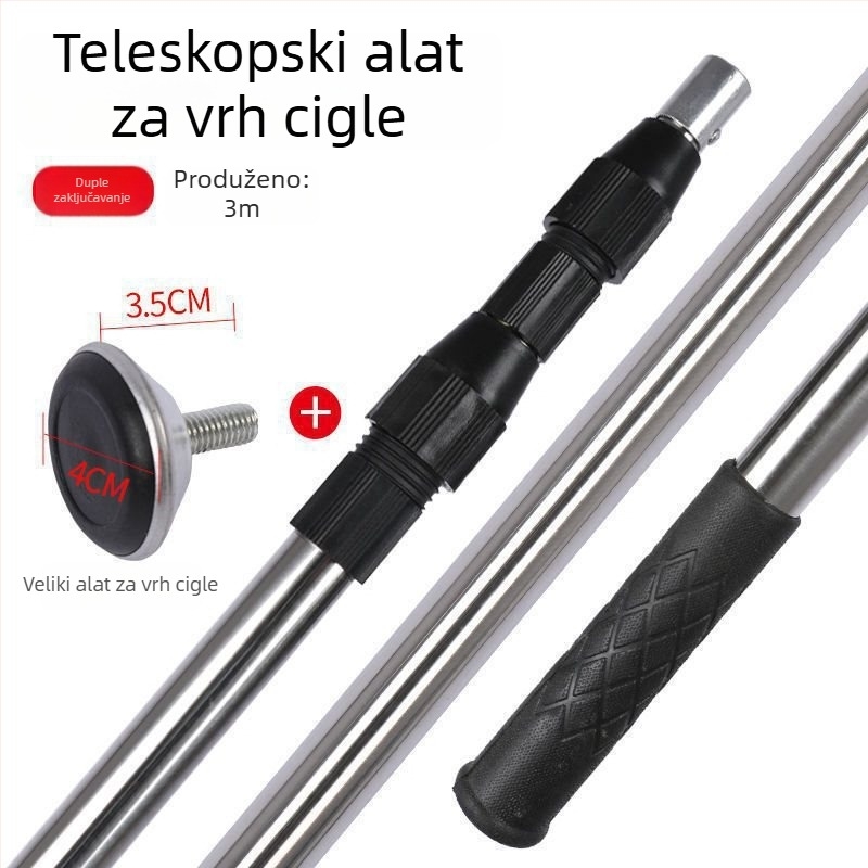 Nehrđajući čelični teleskopni štap za balkon za sušenje rublja