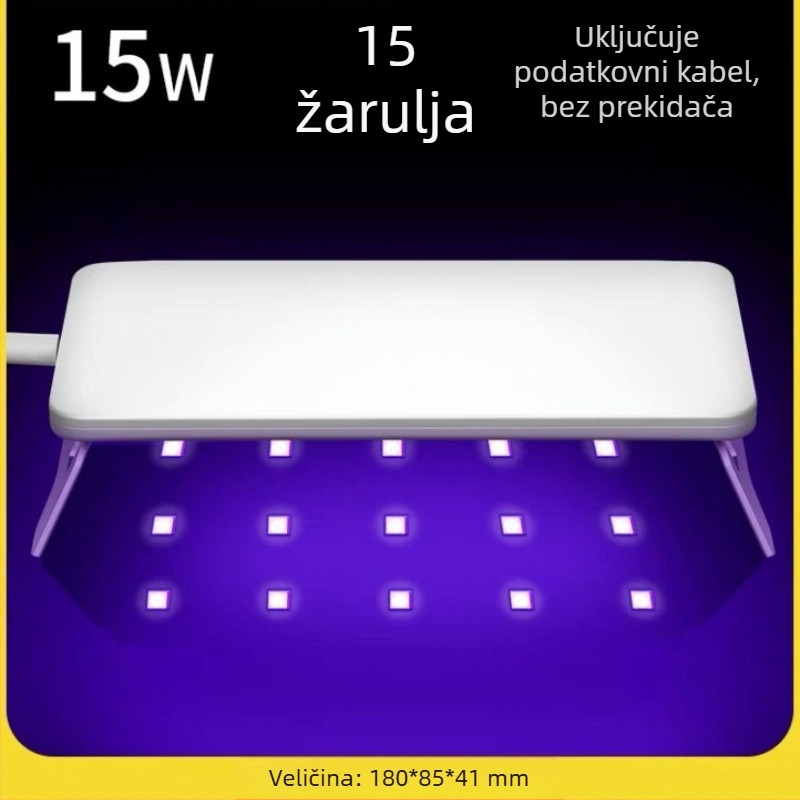 UV lampa za sušenje noktiju i filmsku zaštitu zaslona, sklopiva, brzo sušenje, model A-101