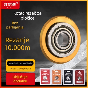 Kotač noža za pločice, profesionalni model Xiali, nož od običnog stakla, zadana debljina rezanja, ne importirano