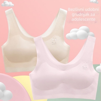 Bez-remenska grudnjica u stilu prsluka, mold cup, 3/4 pokrov; modalna tkanina (30–50% sadržaja) s najlonskom smjesom; prozračna, bezšivna, udobna