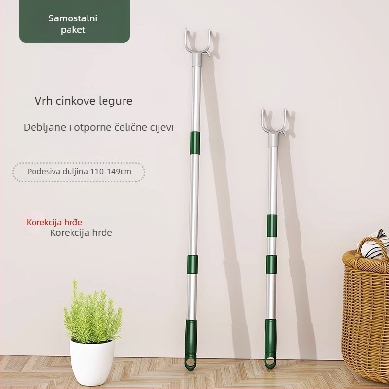 Nerđajuće čelika šipka za sušenje odjeće, teleskopska, za posteljinu i odjeću, moderni minimalistički stil, Chef Joon