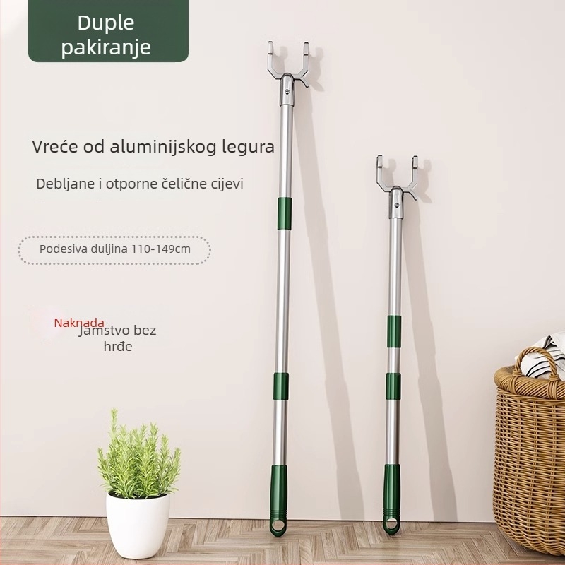 Nerđajuće čelika šipka za sušenje odjeće, teleskopska, za posteljinu i odjeću, moderni minimalistički stil, Chef Joon