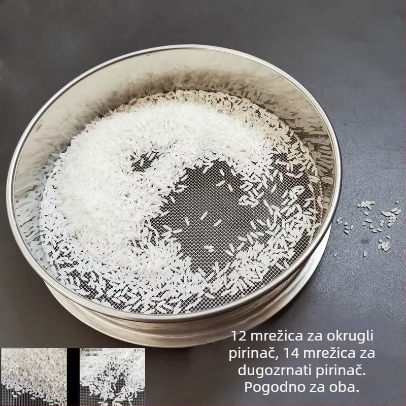 Unique sito za brašno od 304 nehrđajućeg čelika – ultra fino, kućna upotreba
