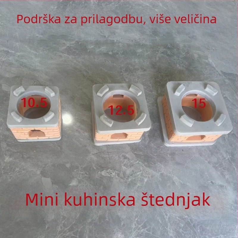 Set kuhinje za simulaciju — metalna konstrukcija, funkcije prženja i parenja, uključuje wok i parno kuhalo, za uzrast 7–14 godina
