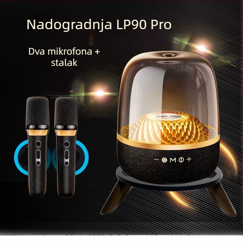 LP90Pro Bluetooth zvučnik s 5 zvučnika, 120W, raspon frekvencija 100 Hz–20 kHz, SNR ≥100 dB, Bluetooth 5.3, ugrađena baterija 4000–6000 mAh