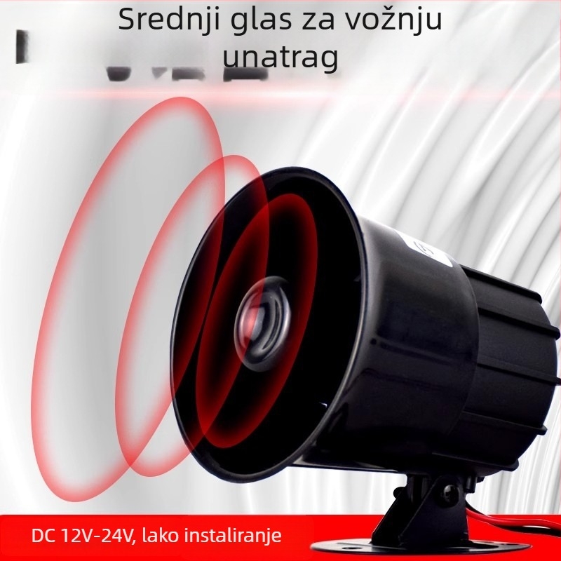 Visokotonac zvučnik za stražnji hod – klaxon za vožnju unatrag, model Reversing horn, bez prilagodbe