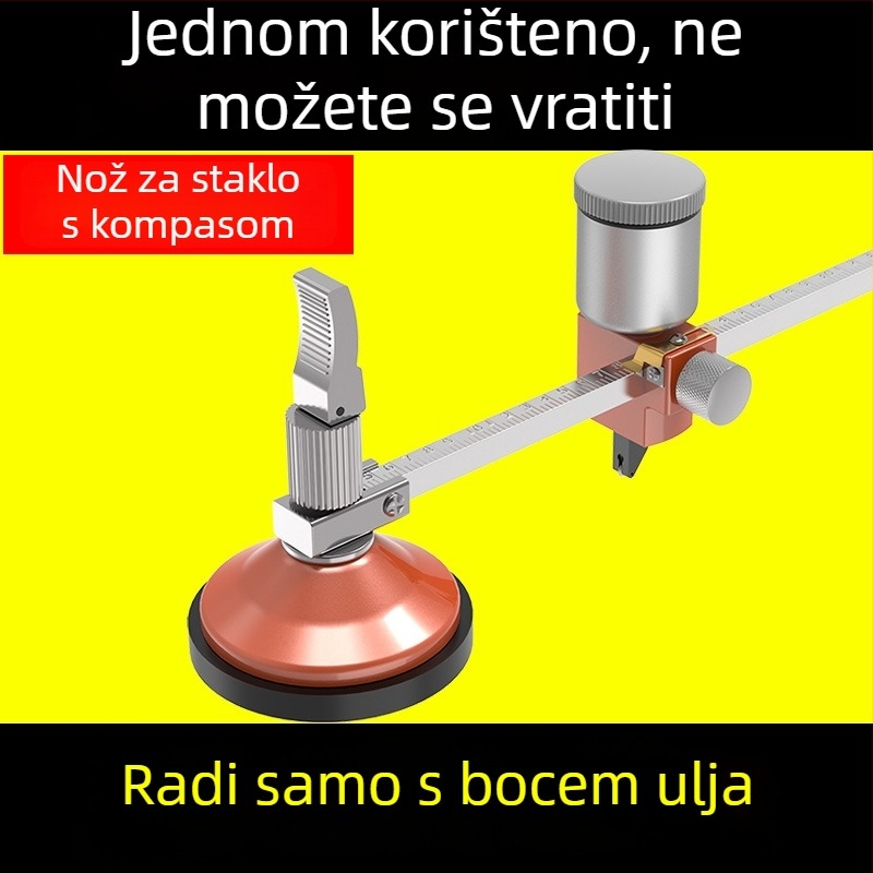 Jingling običajni nož za staklo – ručno upravljanje, alat za rezanje stakla, univerzalna uporaba