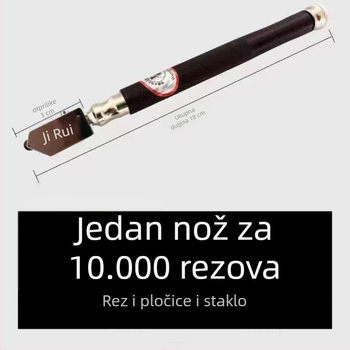 Rezač stakla s velikom oštricom za rezanje debelih pločica i pločica za pod, ručni (Brend: Unique; Vrsta: Ostalo; Opseg primjene: Ostalo)