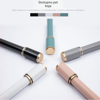 Set zavjesa šipke s aluminijskim nosačima, jednoručna ili dvostruka šipka, modernog i jednostavnog stila, prilagodljivo